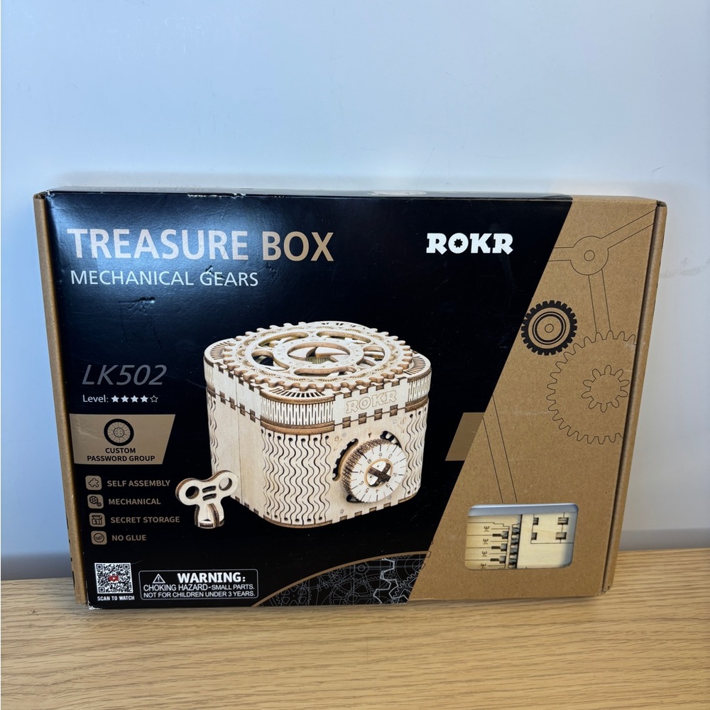 Mechanical Gears Treasure‎ Box - Brown NEW!!!